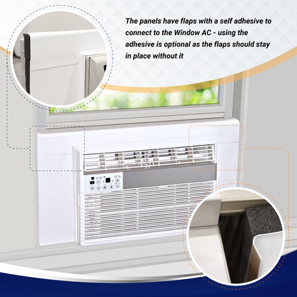 Breeze Stop Surround Insulation for Window AC Units (Fits up to 36" wide window)